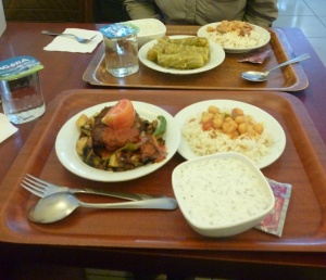 Canteen food near Izmir.